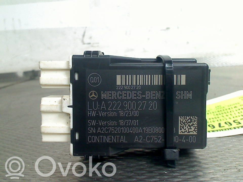 Mercedes-Benz S W222 Alte unități/module de control 