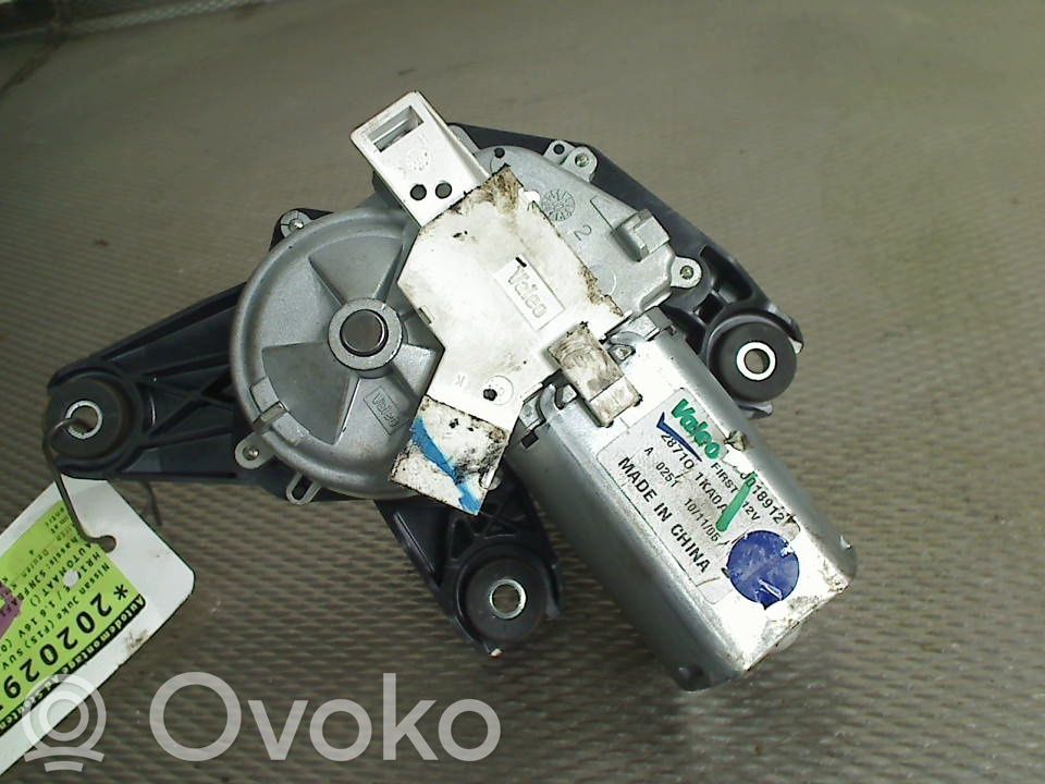 Nissan Juke I F15 Moteur d'essuie-glace arrière