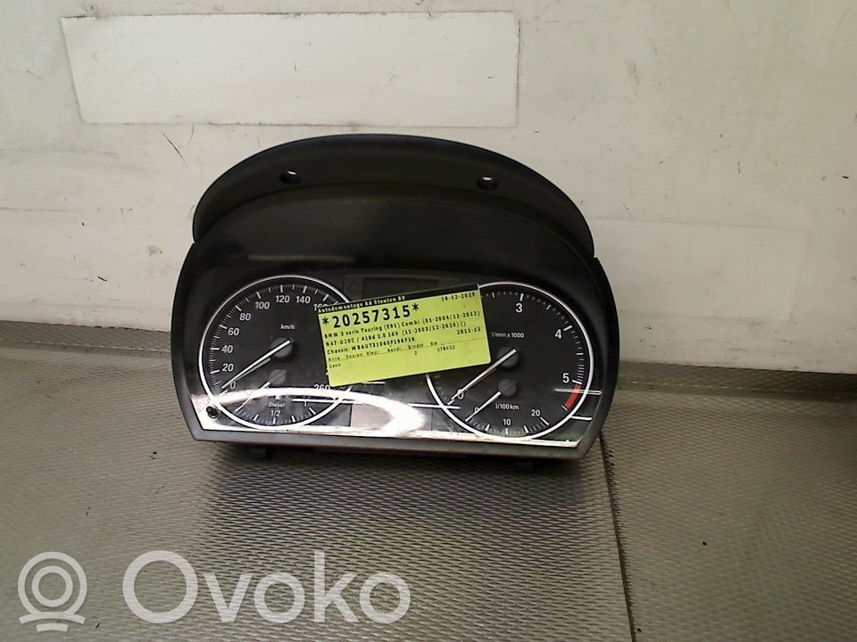 BMW 3 E90 E91 Licznik / Prędkościomierz 