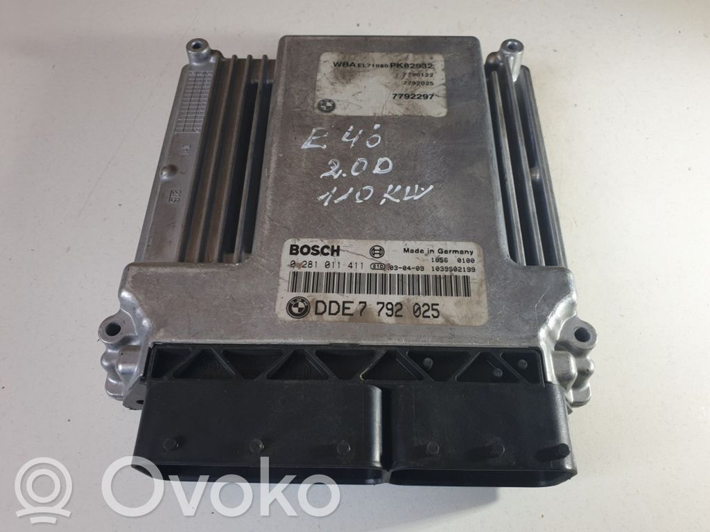 BMW 3 E46 Engine control unit/module 