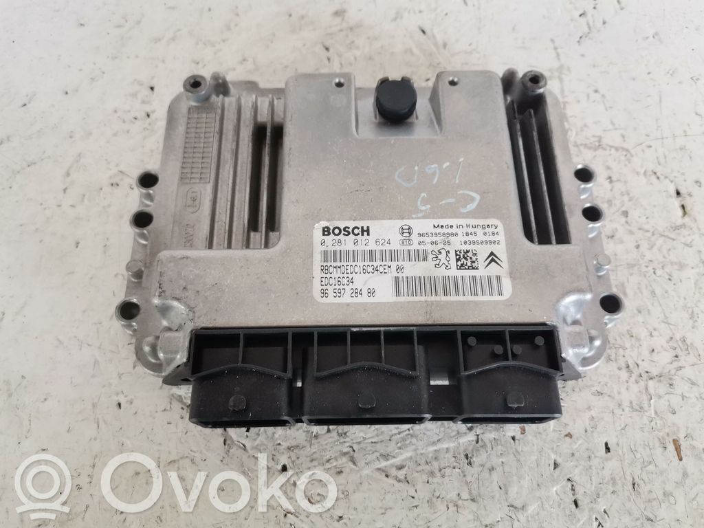 Engine control unit/module   0281012624,9659728480