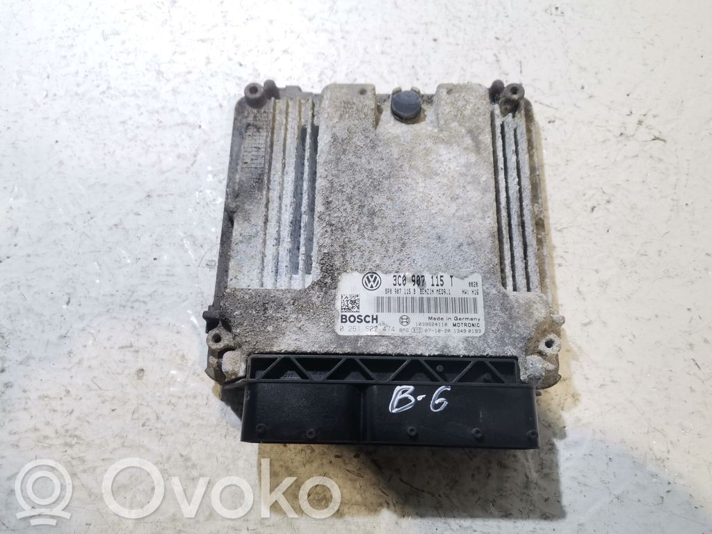 Volkswagen PASSAT B6 Engine control unit/module 