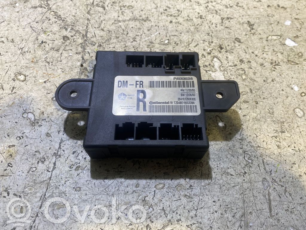 Door control unit/module   68353602AB,4B0189020BA,2841612806300