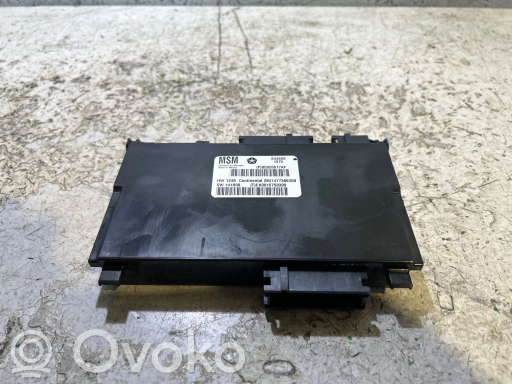 Moduł / Sterownik fotela   05026617AF,2841477306300,EK0015750399