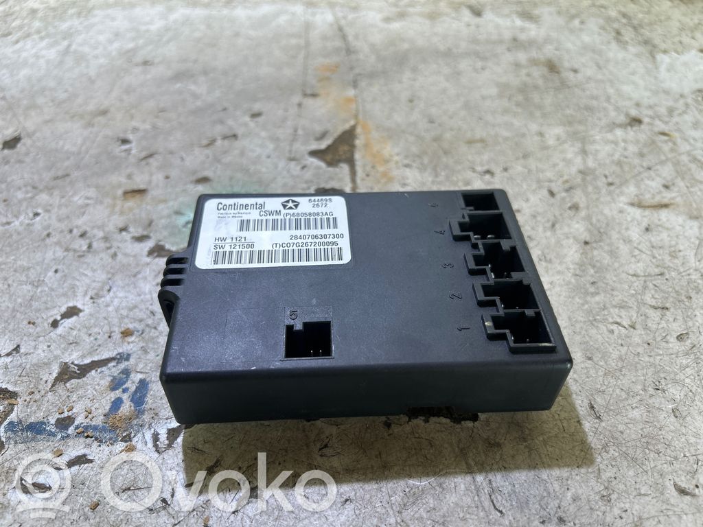 Moduł / Sterownik fotela   68058083AG,284070630730