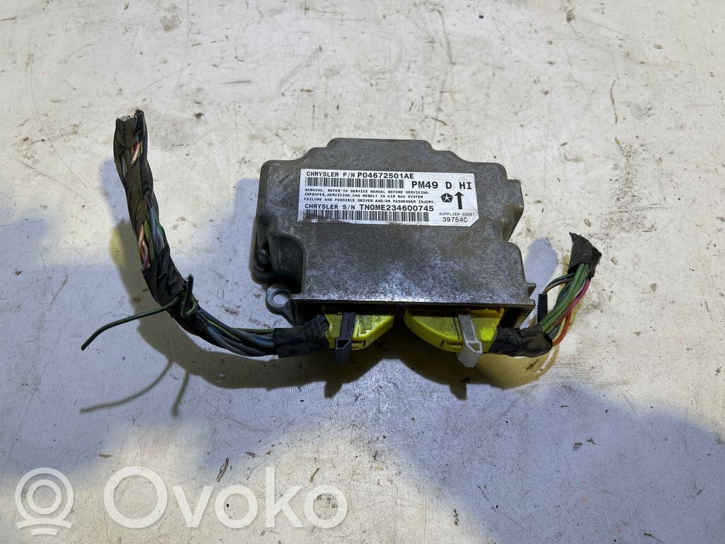 Dodge Caliber Unidad de control/módulo del Airbag 