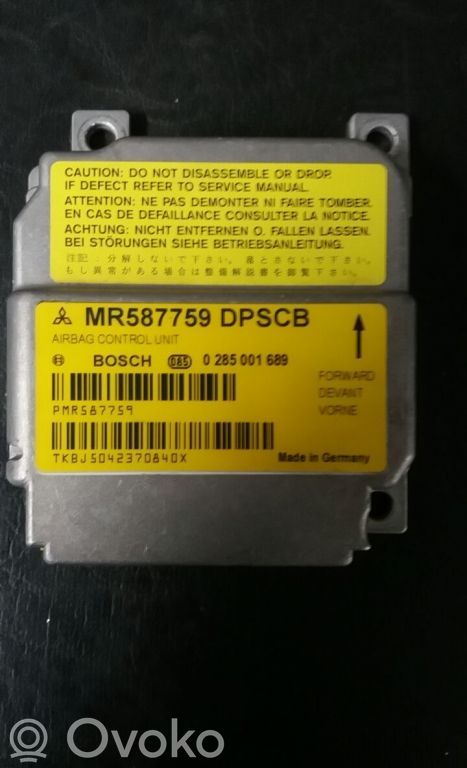 Airbag control unit/module   0285001689