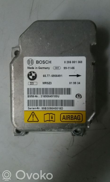 BMW 3 E46 Airbag control unit/module 