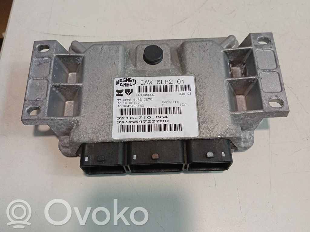 Unidad de control/módulo del motor   9654722780