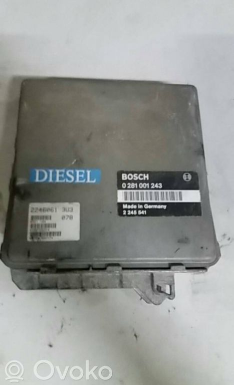Unidad de control/módulo del motor   0281001243
