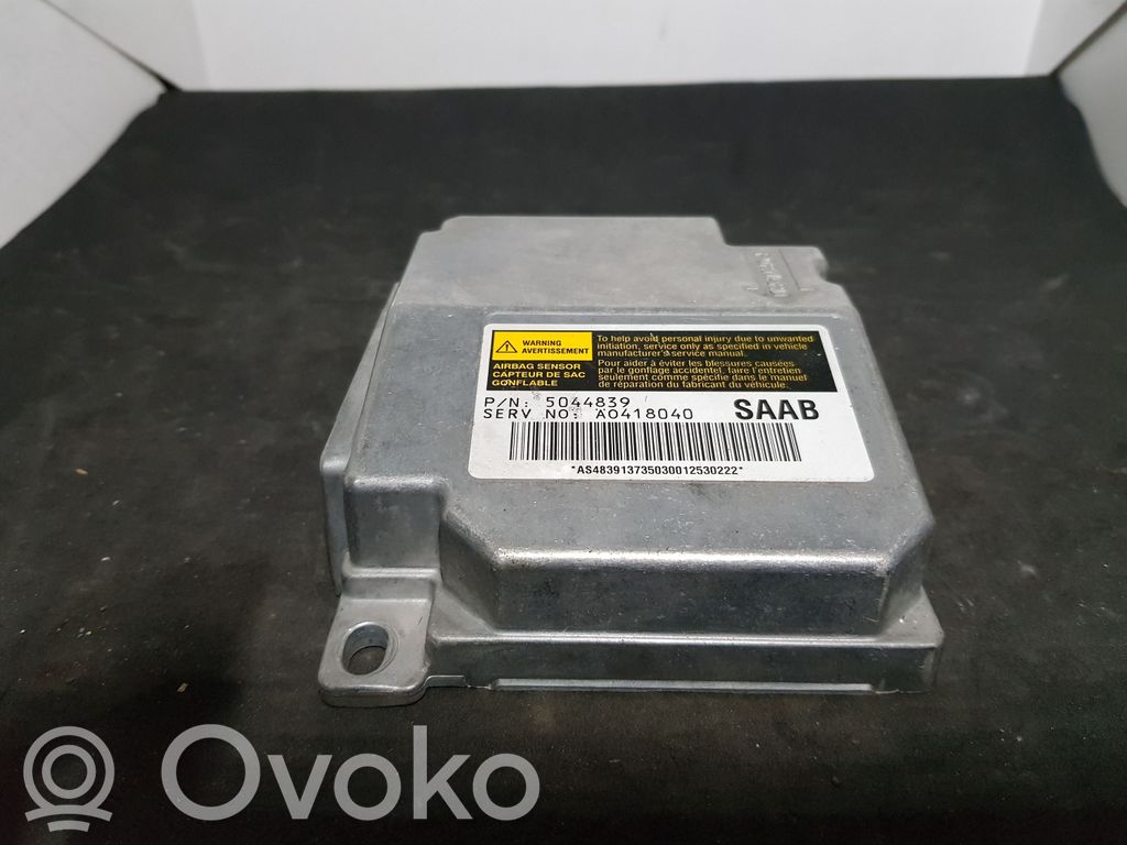 Saab 9-5 Airbag control unit/module 