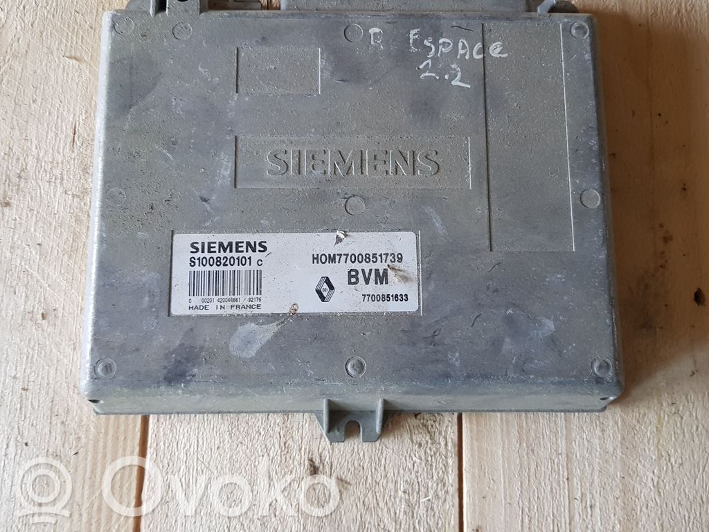 Renault Espace III Engine control unit/module 
