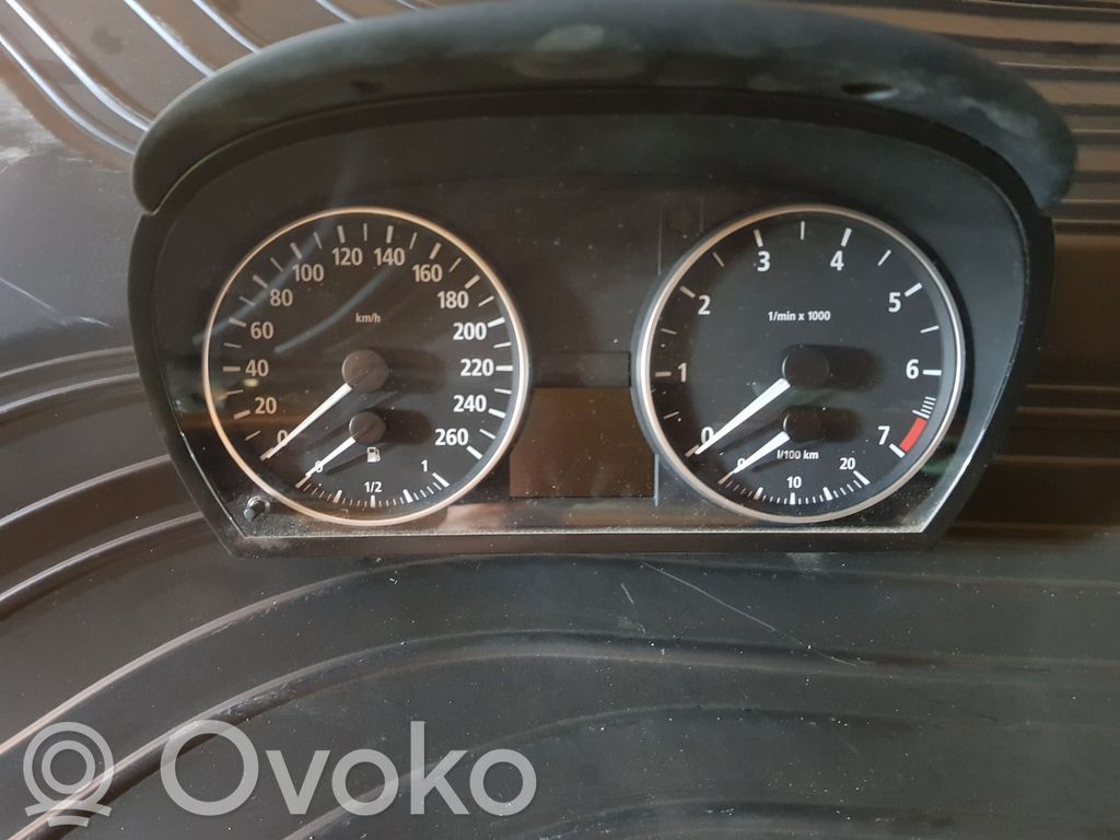 BMW 3 E90 E91 Speedometer (instrument cluster) 