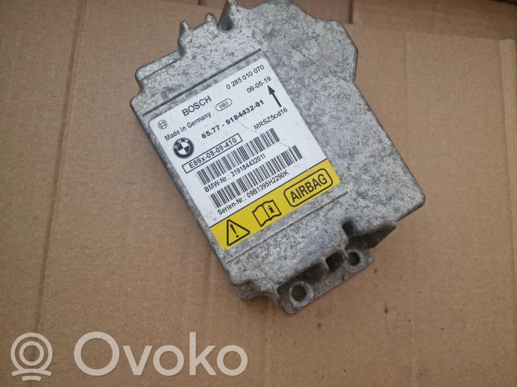 Turvatyynyn ohjainlaite/moduuli   9184432