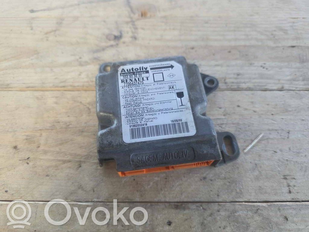 Renault Scenic I Module de contrôle airbag 