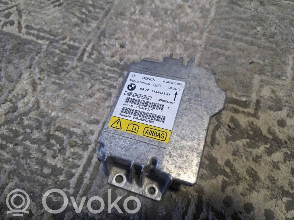 Module de contrôle airbag   31918443201,0285010070,9184432