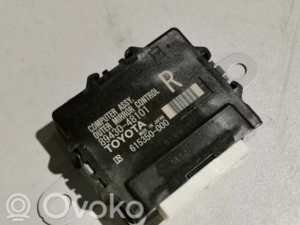 Lexus RX 450H Wing mirror control module 