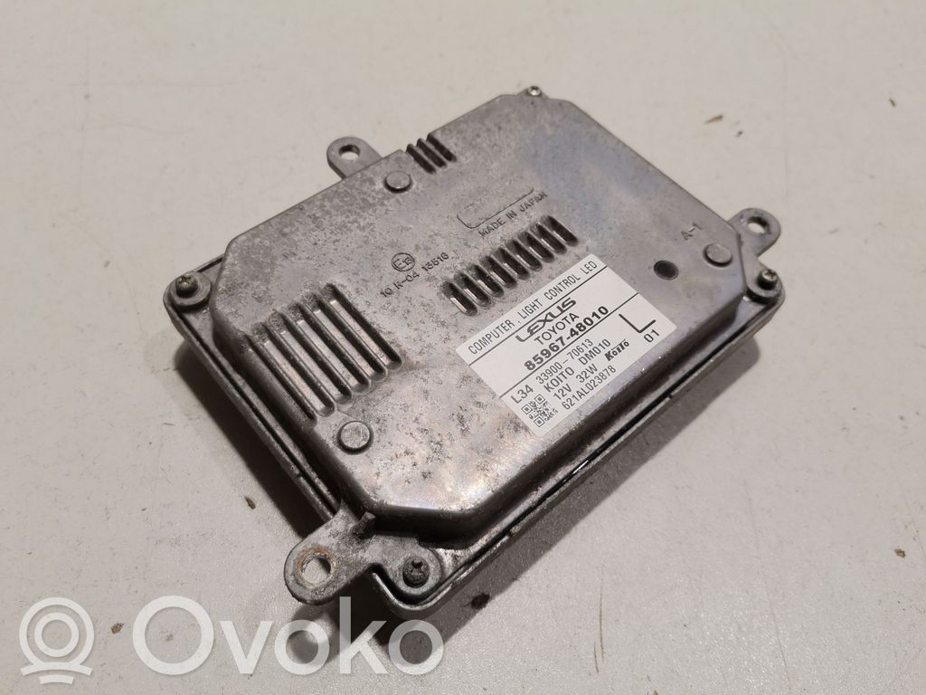 Lexus RX 450H Módulo de control de balasto LED 