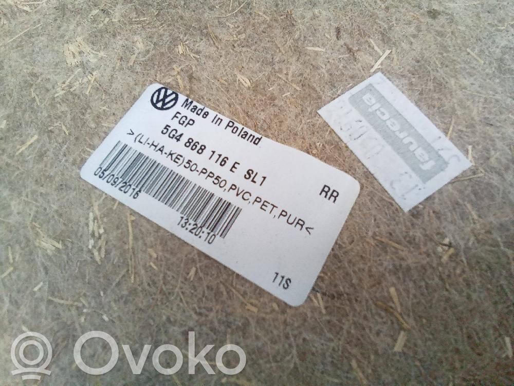 Volkswagen Golf VII Boczki / Poszycie drzwi tylnych 