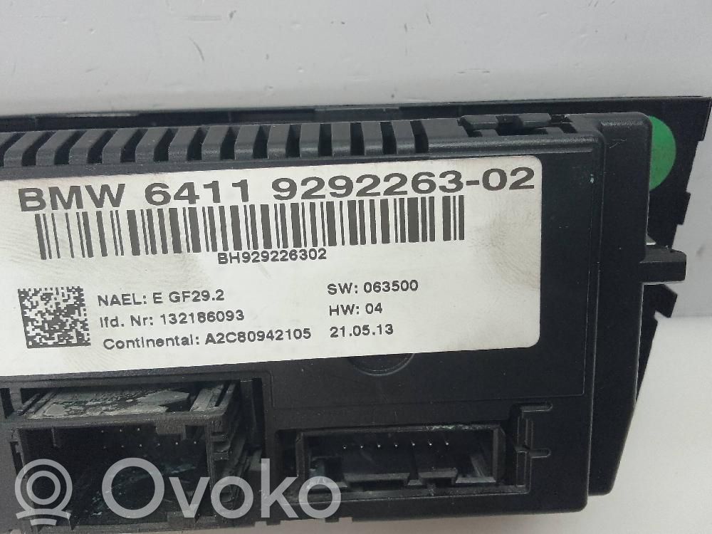 BMW X1 E84 Climate control unit 