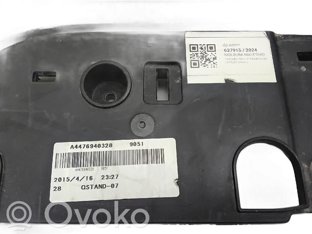 Mercedes-Benz V Class W447 Rivestimento portellone
