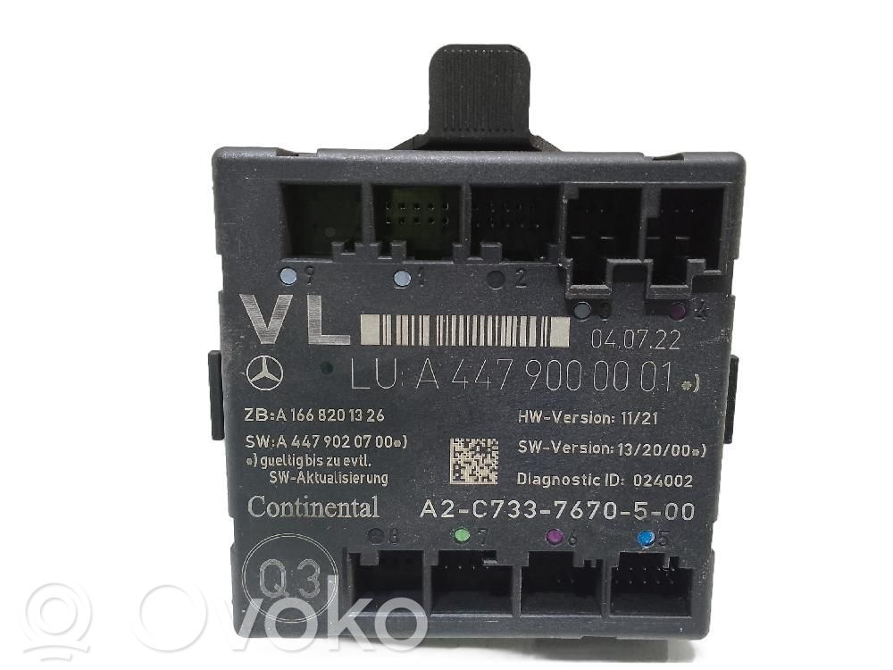 Mercedes-Benz Vito Viano W447 Unitate/modul de comandă închidere centralizată