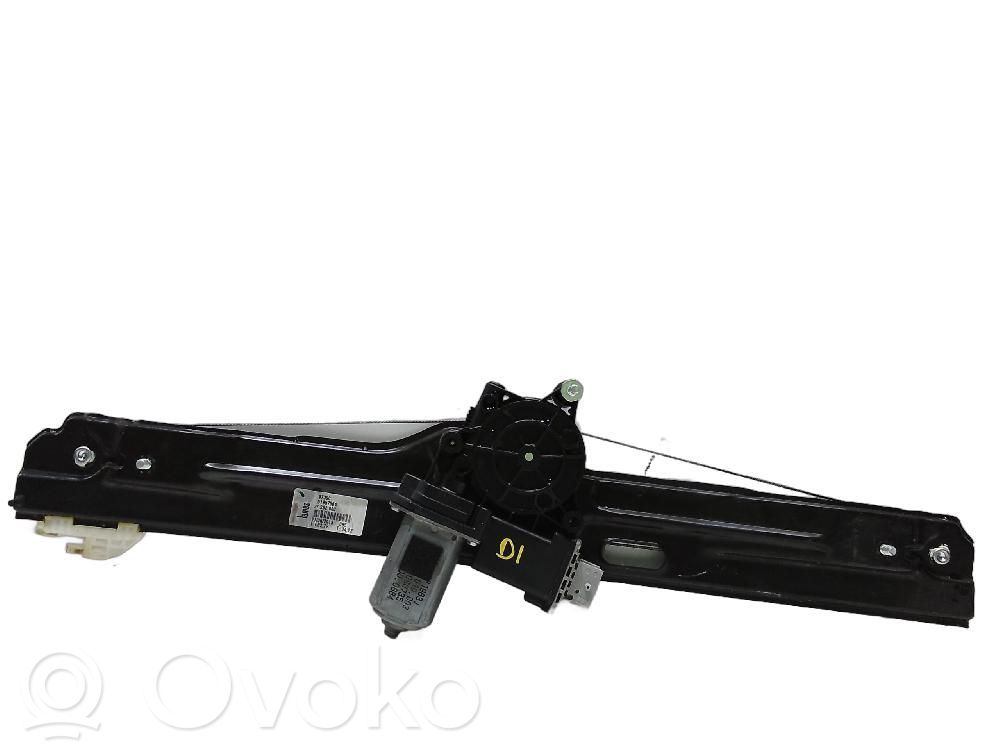 Front door window regulator with motor   51957504