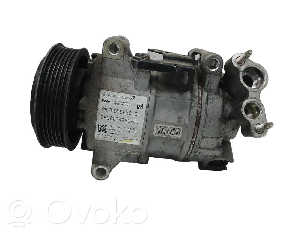 Peugeot 308 Ilmastointilaitteen kompressorin pumppu (A/C) 