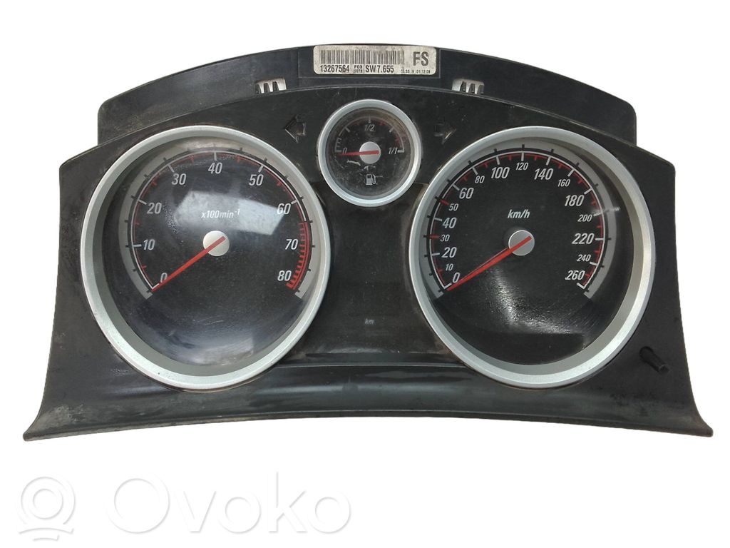 Opel Astra H Cruscotto 