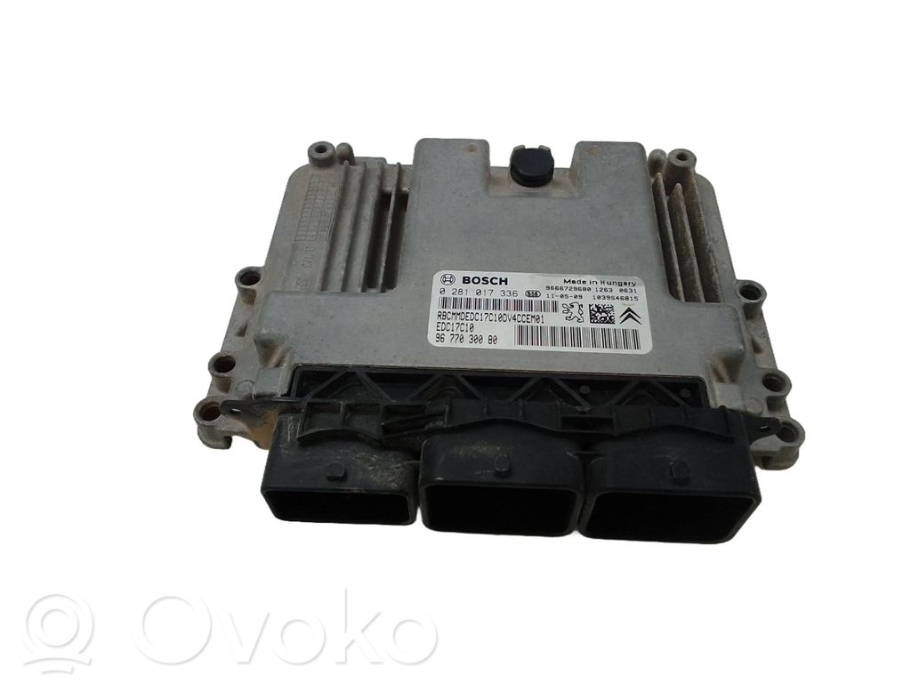 Citroen C3 Sterownik / Moduł ECU 