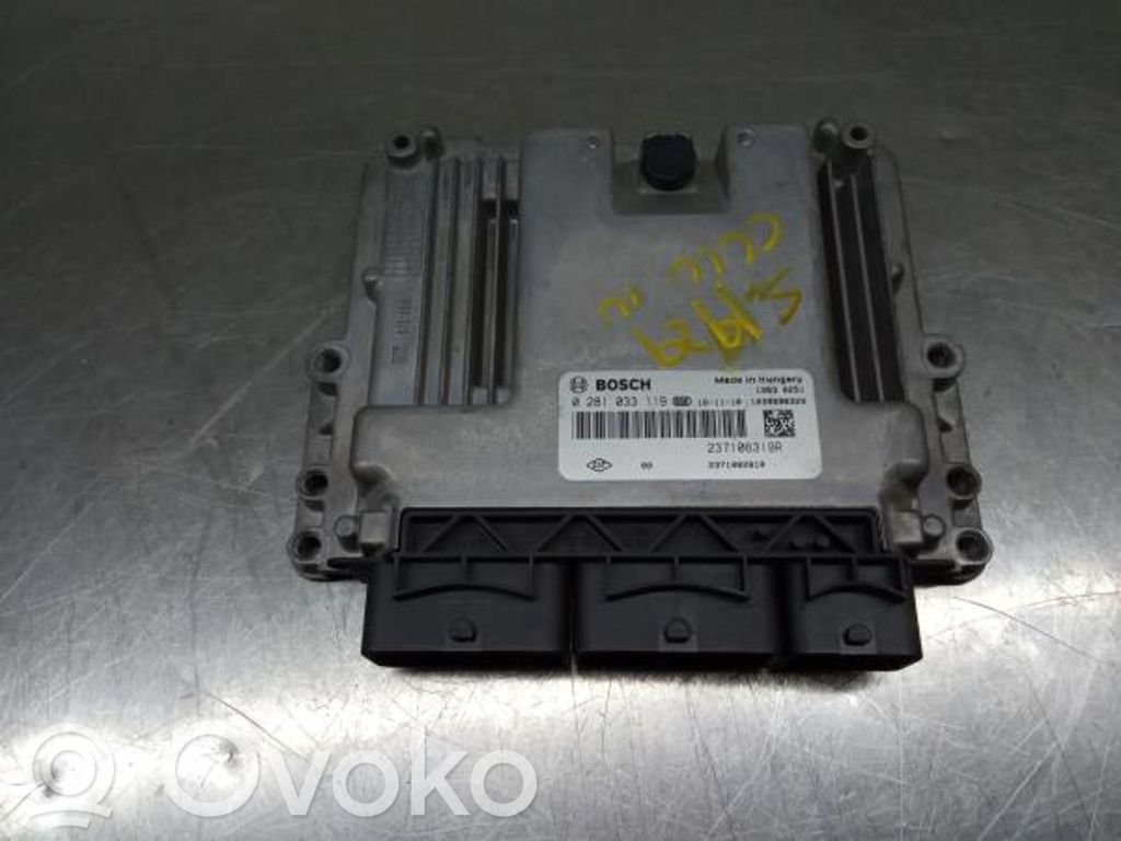 Unidad de control/módulo del motor   237108281R,0281033119,1039S96329,12630251,237106319R