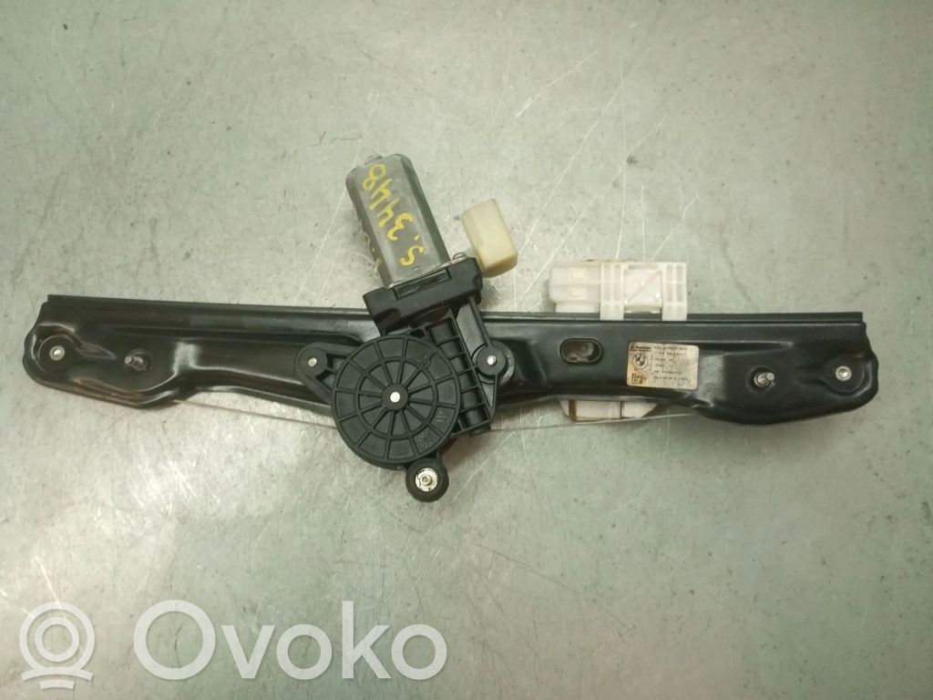 BMW 1 F20 F21 Mechanizm podnoszenia szyby tylnej bez silnika 