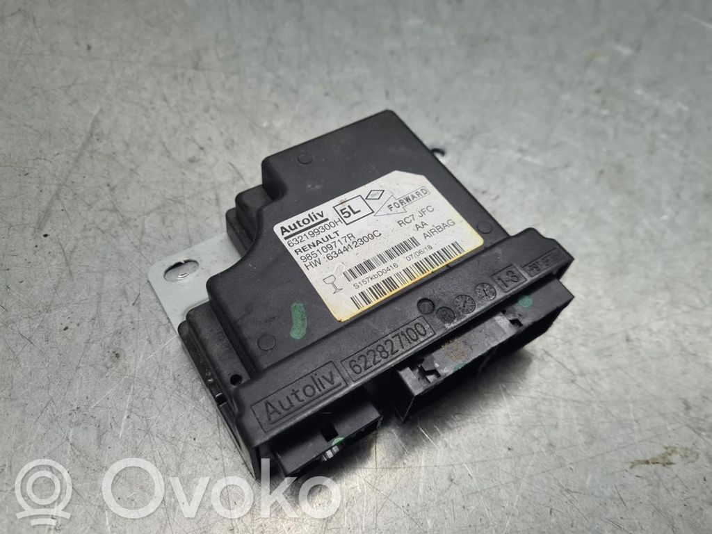 Unidad de control/módulo del Airbag   632199300H,634412300C,985109717R