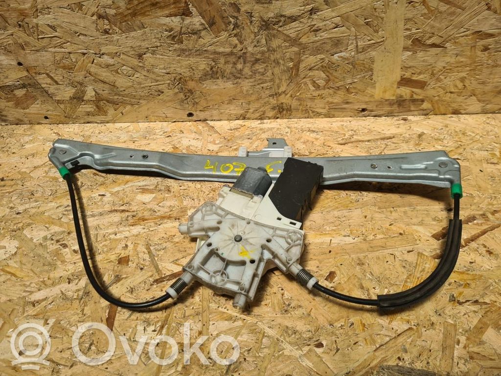 Peugeot 407 Front window lifting mechanism without motor 
