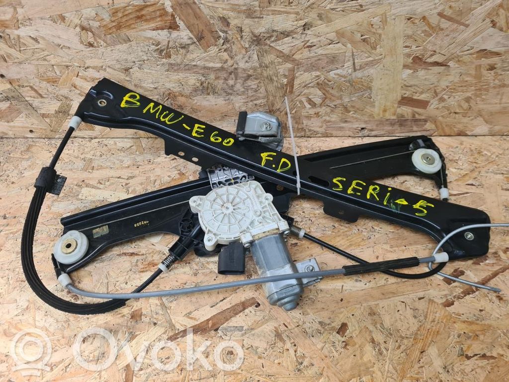 BMW 5 E60 E61 Front window lifting mechanism without motor 