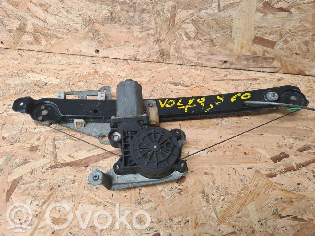 Volvo S60 Mechanizm podnoszenia szyby tylnej bez silnika
