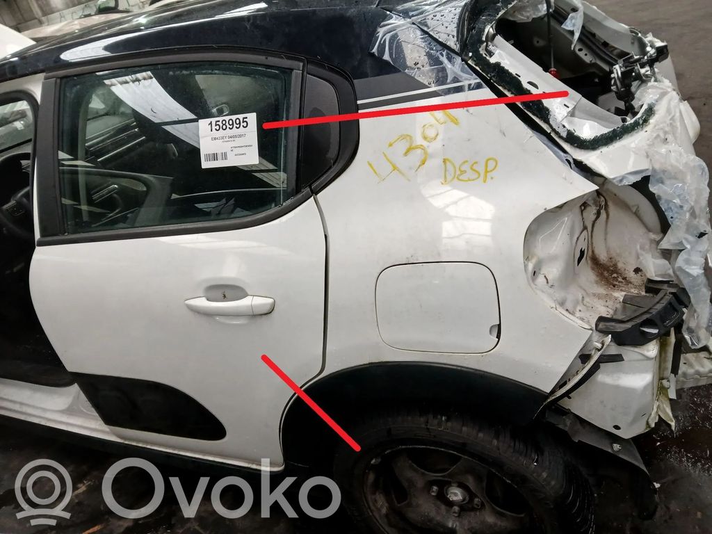 Rear quarter panel