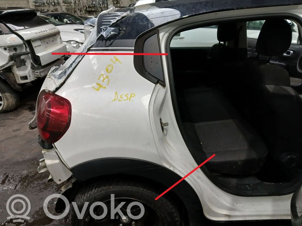 Rear quarter panel