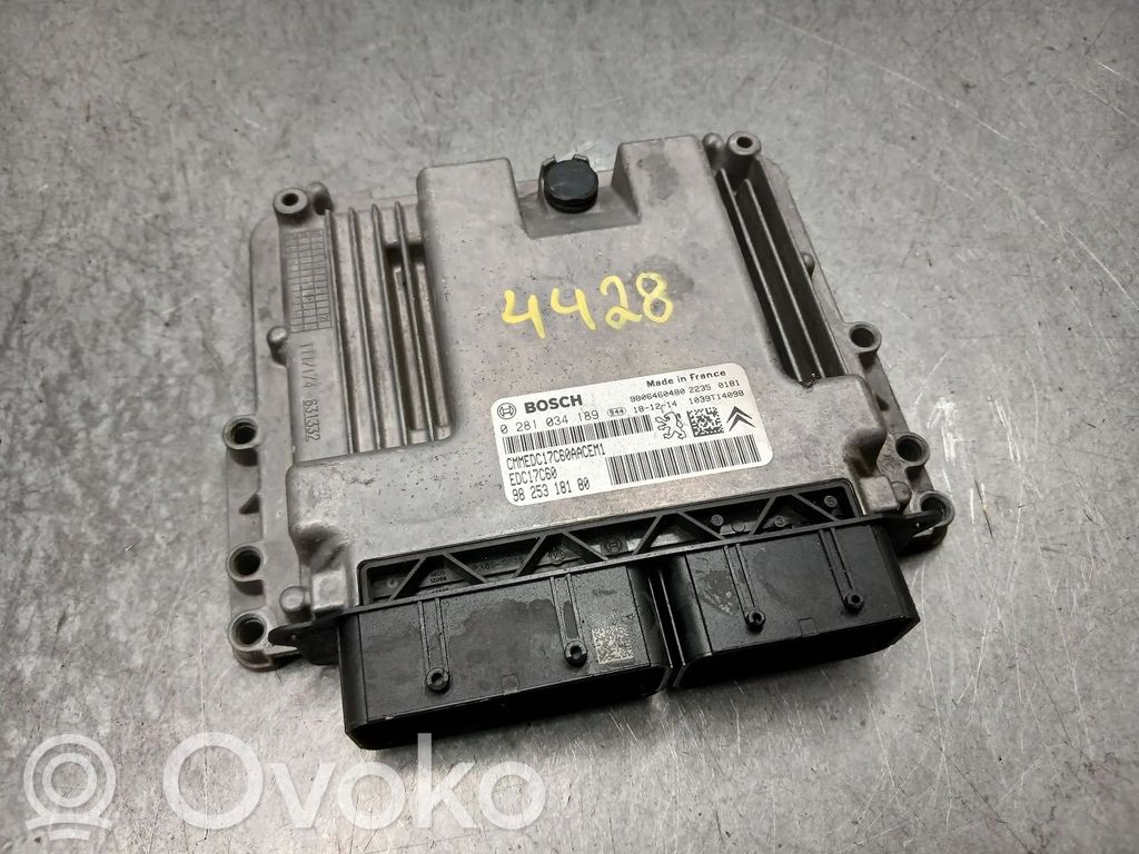 Engine control unit/module   9825318180,0281034189,EDC17C60