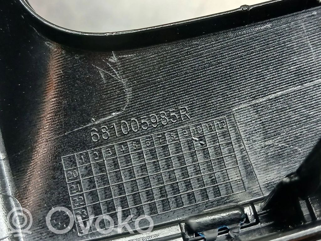Dacia Spring Cadre, panneau d'unité radio / GPS 
