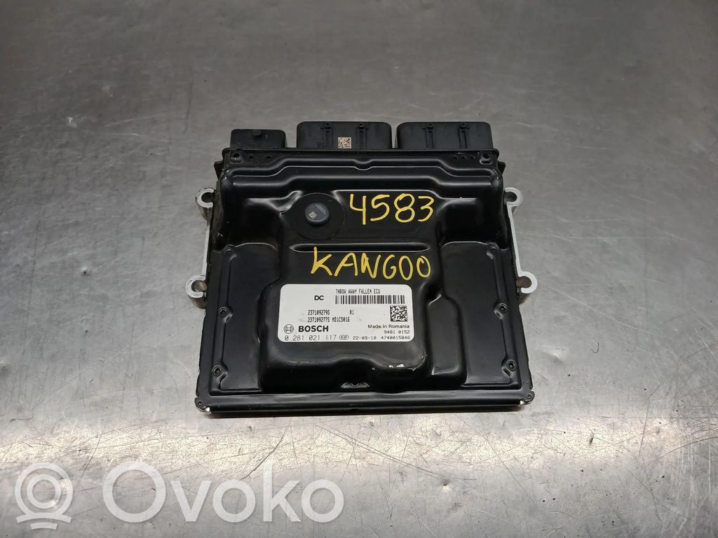 Renault Kangoo III Sterownik / Moduł ECU 