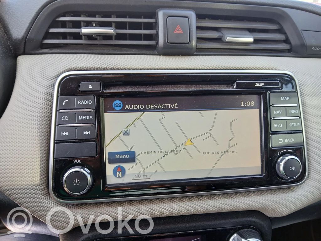 Nissan Micra K14 Radio/CD/DVD/GPS-pääyksikkö 
