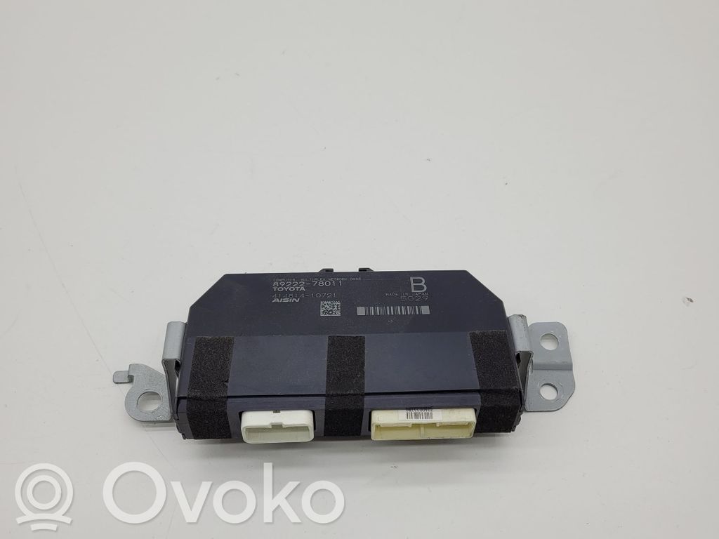 Lexus NX Tailgate/trunk control unit/module 
