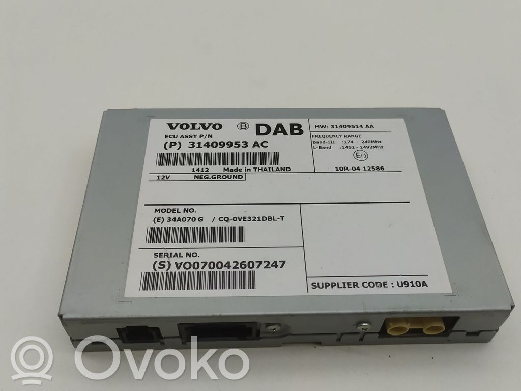 Volvo V40 Cross country Other control units/modules 