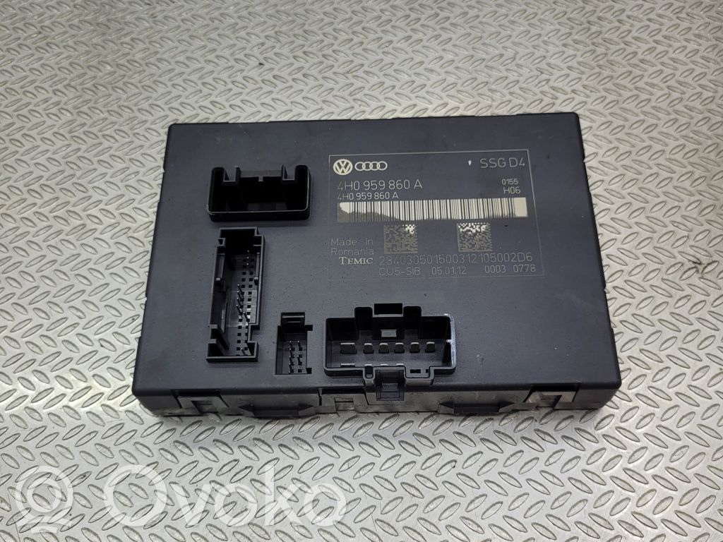 Audi A8 S8 D4 4H Module de commande de siège 