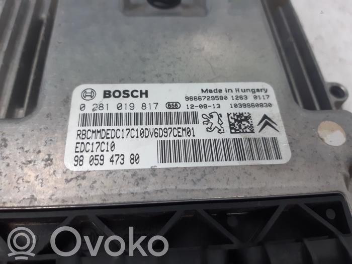 Peugeot Partner Engine control unit/module 