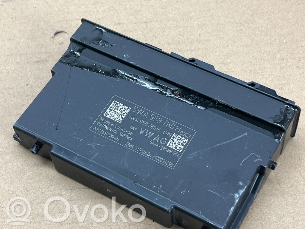 Skoda Octavia Mk4 Module de commande de siège 