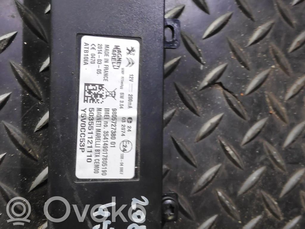Peugeot 208 I Module, interrupteur de contrôle SOS 