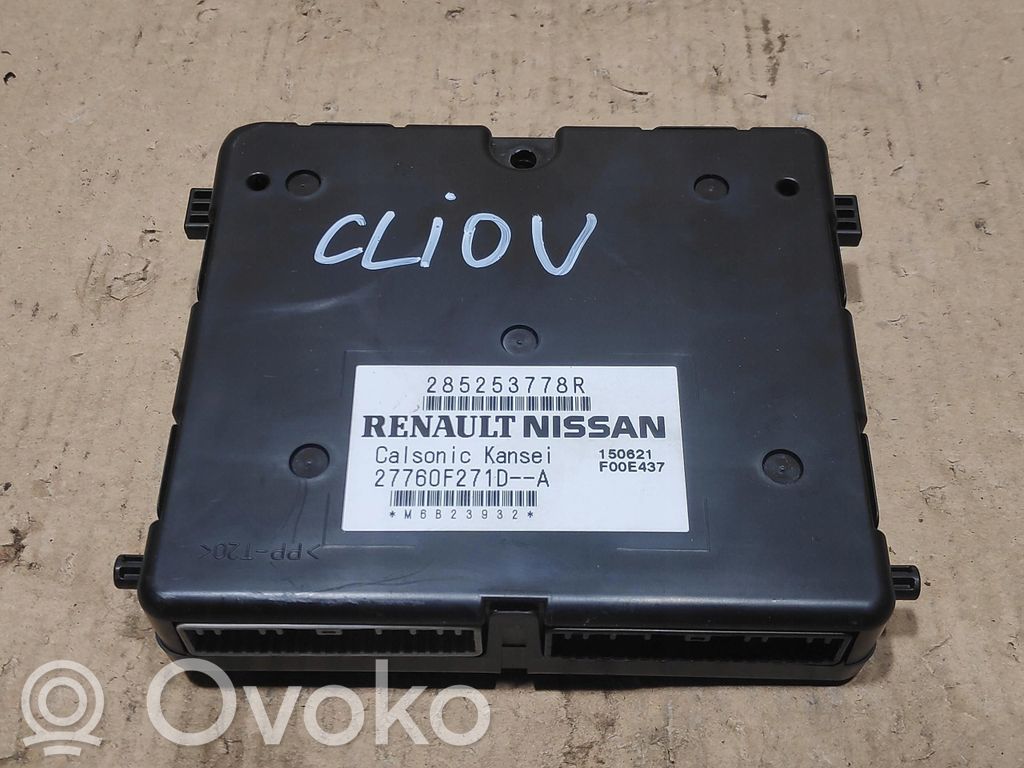 Renault Clio V Gaisa kondicioniera vadības bloka modulis 
