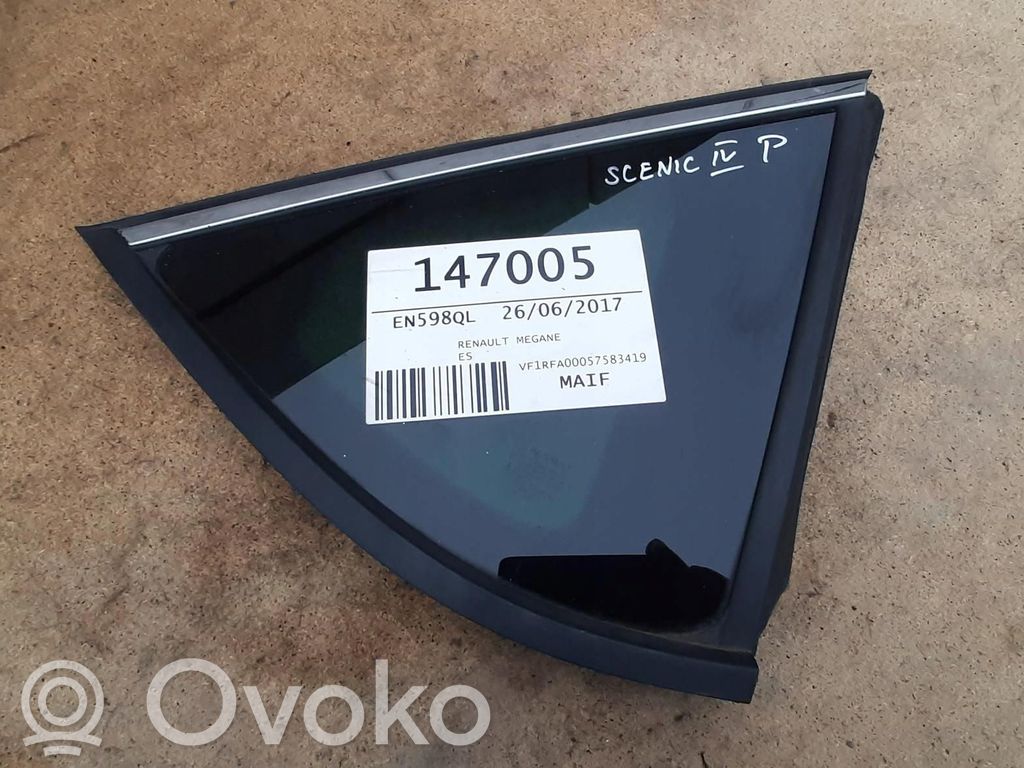 Renault Scenic IV - Grand scenic IV Rear side window 